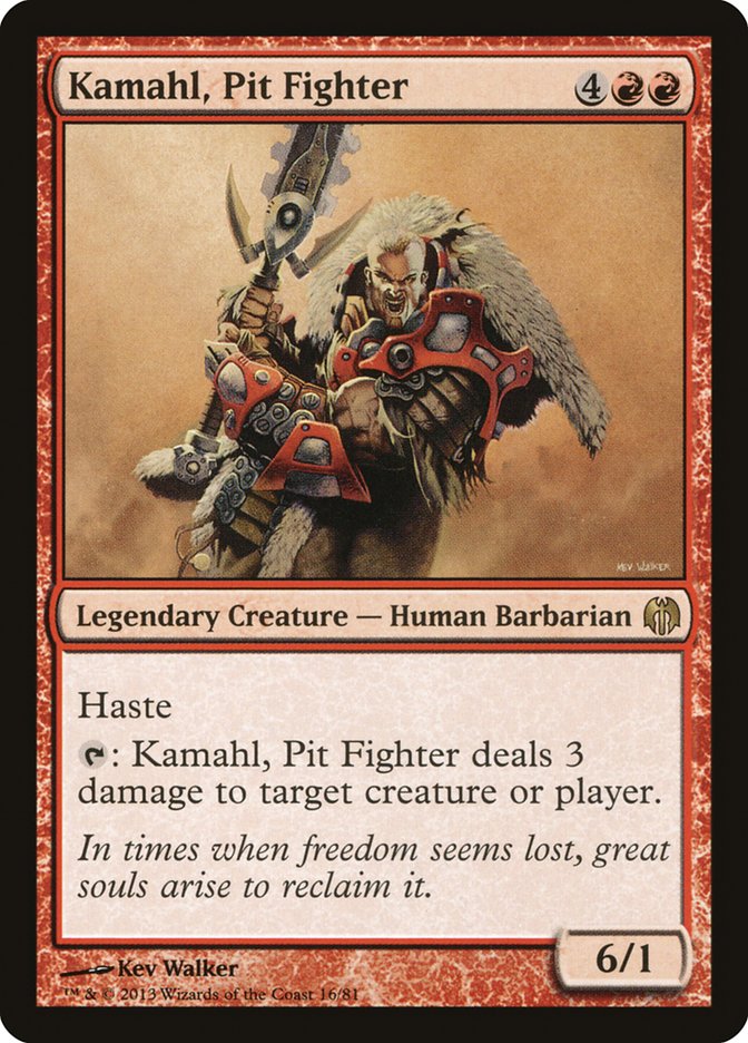 Kamahl, Pit Fighter [Duel Decks: Heroes vs. Monsters] | Jomio and Rueliete's Cards and Comics