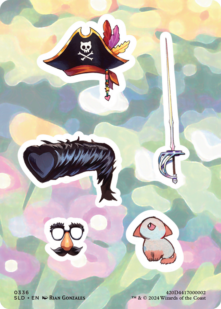 Sticker Sheet (0336) [Secret Lair Drop Series] | Jomio and Rueliete's Cards and Comics