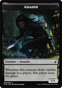 Assassin // Morph Double-Sided Token [Commander 2019 Tokens] | Jomio and Rueliete's Cards and Comics