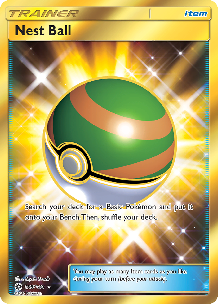 Nest Ball (158/149) [Sun & Moon: Base Set] | Jomio and Rueliete's Cards and Comics