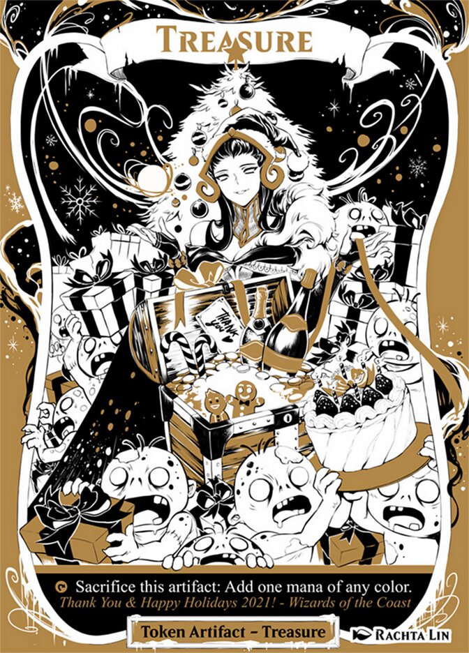 Treasure Token [Happy Holidays] | Jomio and Rueliete's Cards and Comics
