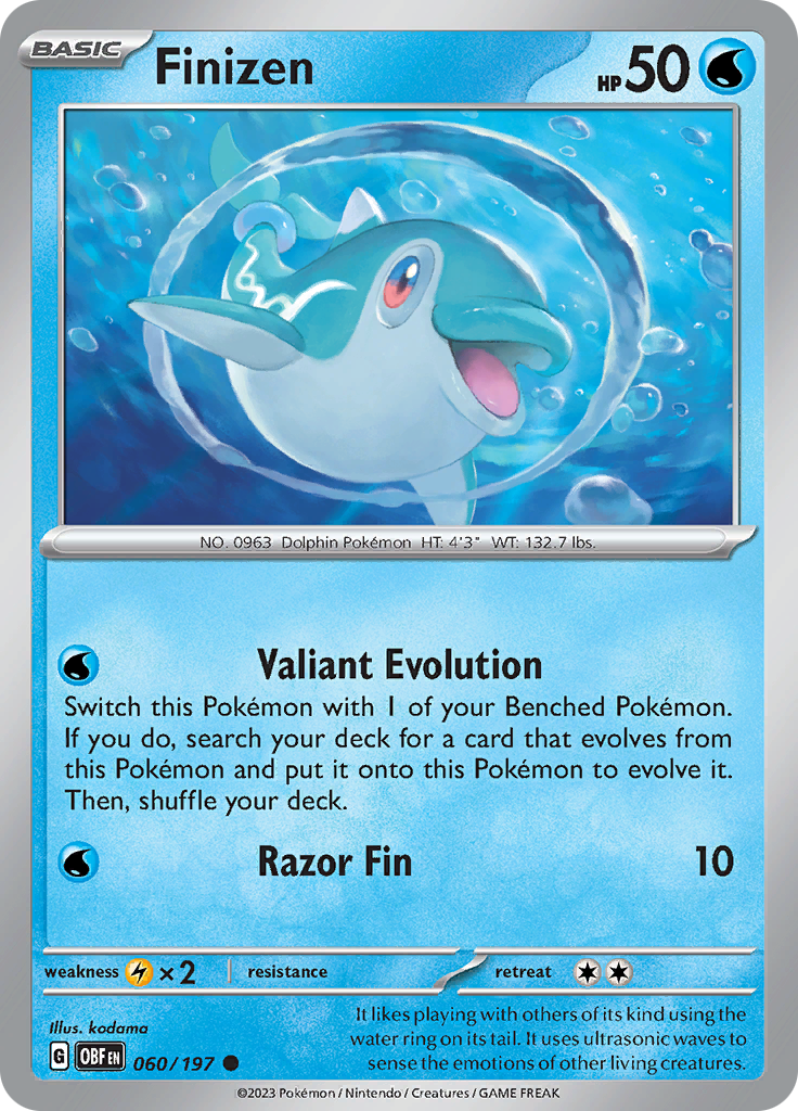 Finizen (060/197) [Scarlet & Violet: Obsidian Flames] | Jomio and Rueliete's Cards and Comics