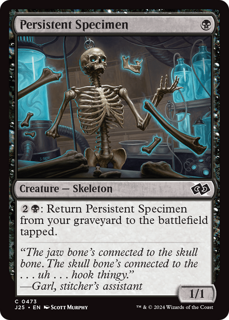 Persistent Specimen [Foundations Jumpstart] | Jomio and Rueliete's Cards and Comics