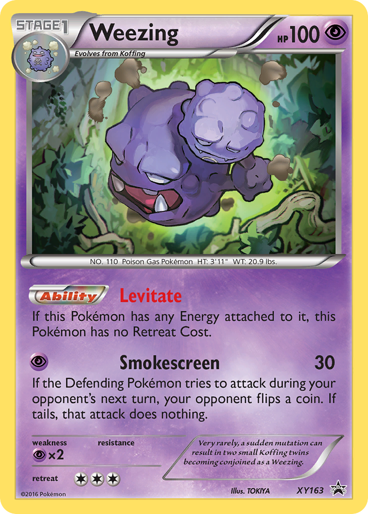Weezing (XY163) [XY: Black Star Promos] | Jomio and Rueliete's Cards and Comics