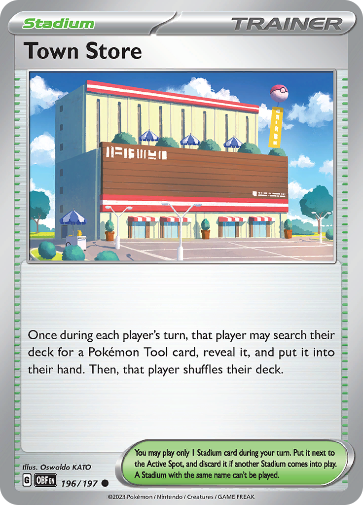 Town Store (196/197) [Scarlet & Violet: Obsidian Flames] | Jomio and Rueliete's Cards and Comics