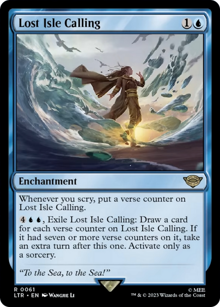 Lost Isle Calling [The Lord of the Rings: Tales of Middle-Earth] | Jomio and Rueliete's Cards and Comics