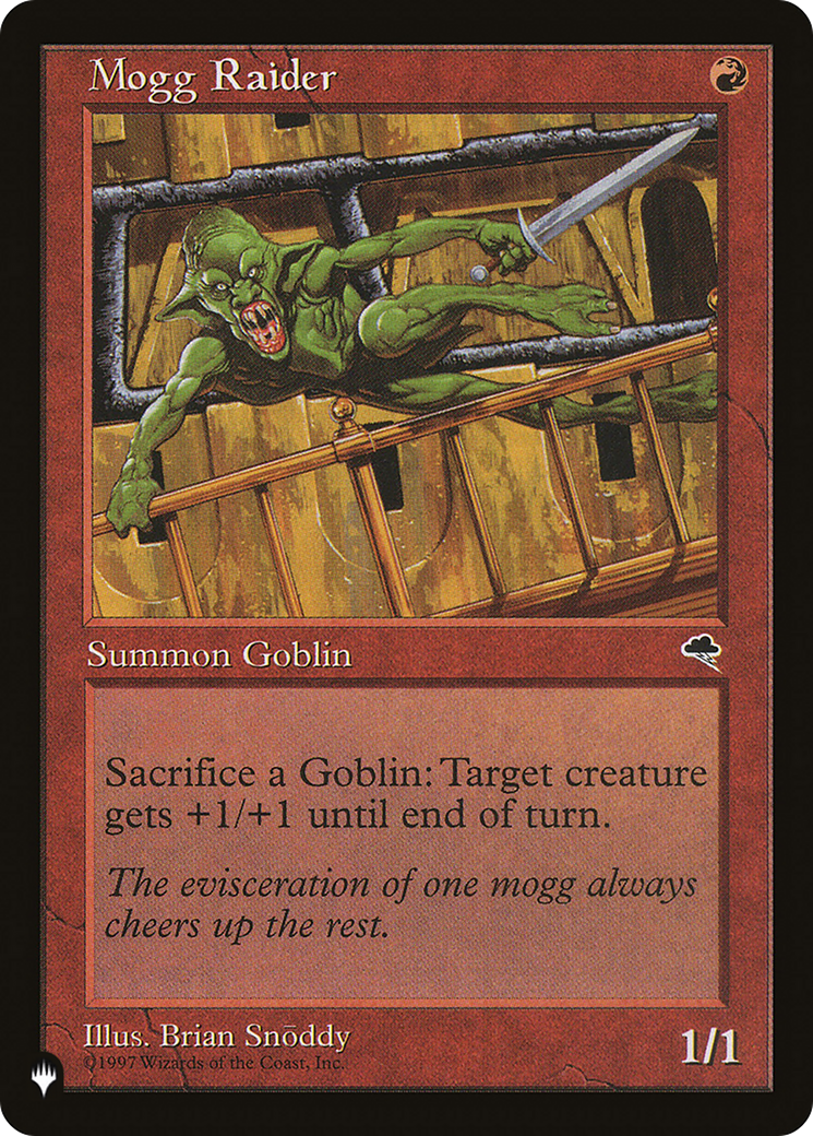 Mogg Raider [The List] | Jomio and Rueliete's Cards and Comics