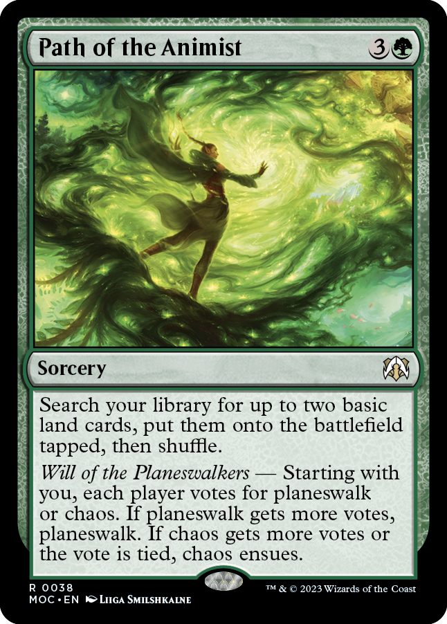 Path of the Animist [March of the Machine Commander] | Jomio and Rueliete's Cards and Comics