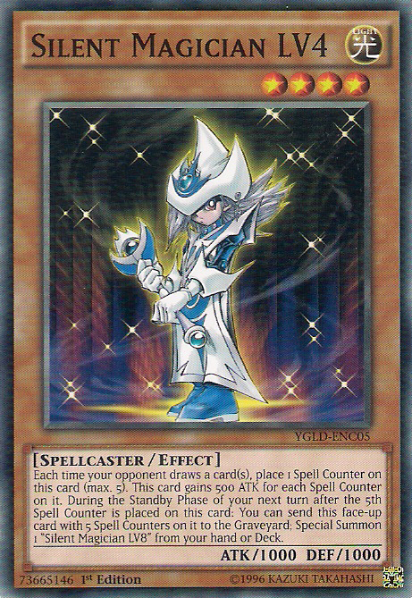 Silent Magician LV4 [YGLD-ENC05] Common | Jomio and Rueliete's Cards and Comics