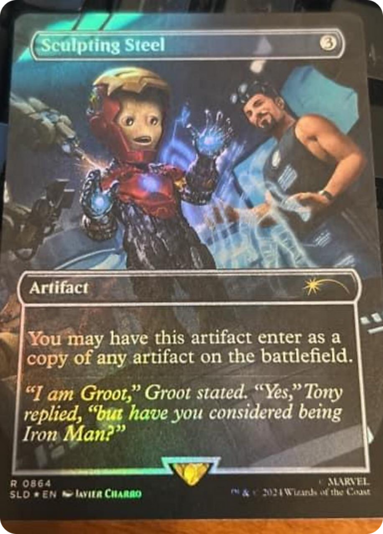 Sculpting Steel (Rainbow Foil) [Secret Lair Drop Series] | Jomio and Rueliete's Cards and Comics