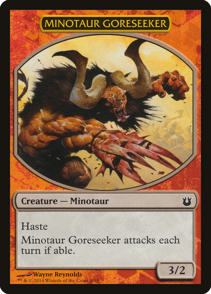Minotaur Goreseeker [Born of the Gods Battle the Horde] | Jomio and Rueliete's Cards and Comics