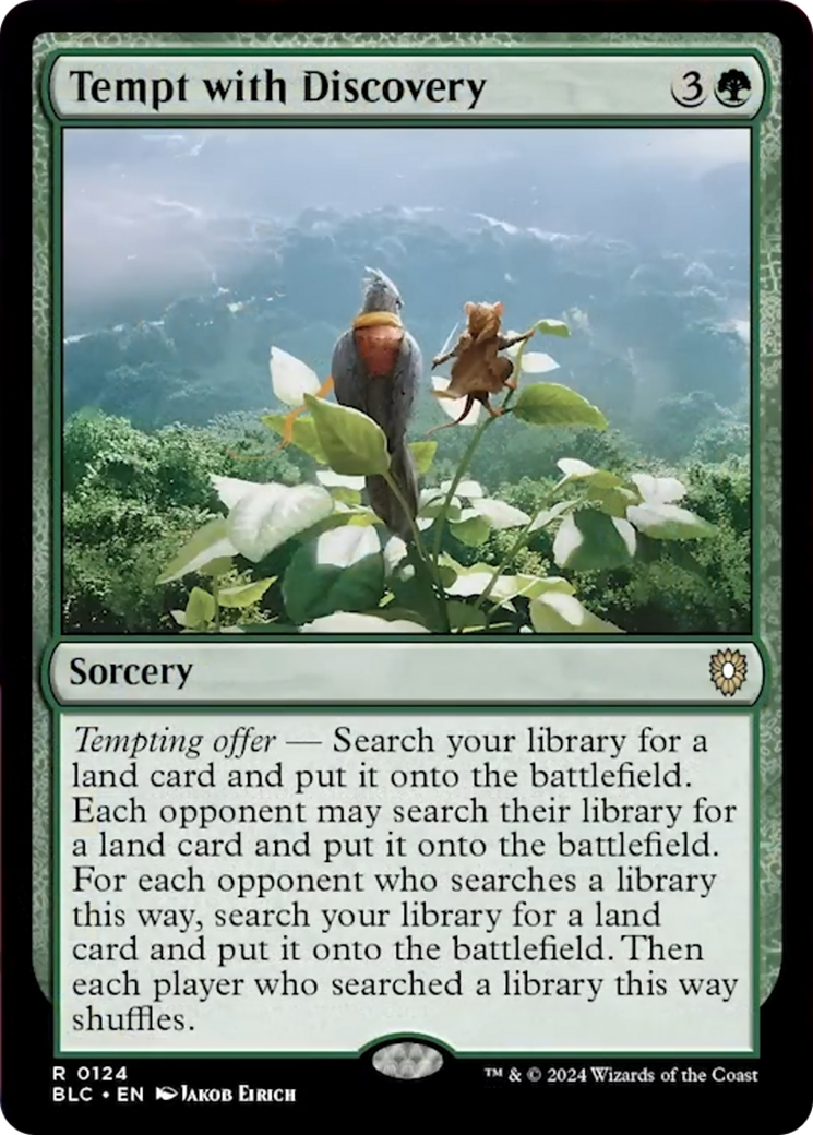 Tempt with Discovery [Bloomburrow Commander] | Jomio and Rueliete's Cards and Comics