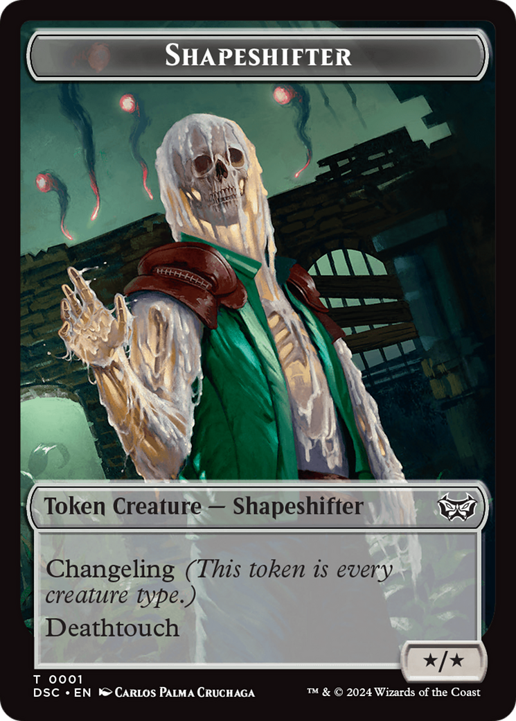 Insect (0011) // Shapeshifter Double-Sided Token [Duskmourn: House of Horror Commander Tokens] | Jomio and Rueliete's Cards and Comics