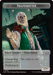 Insect (0011) // Shapeshifter Double-Sided Token [Duskmourn: House of Horror Commander Tokens] | Jomio and Rueliete's Cards and Comics