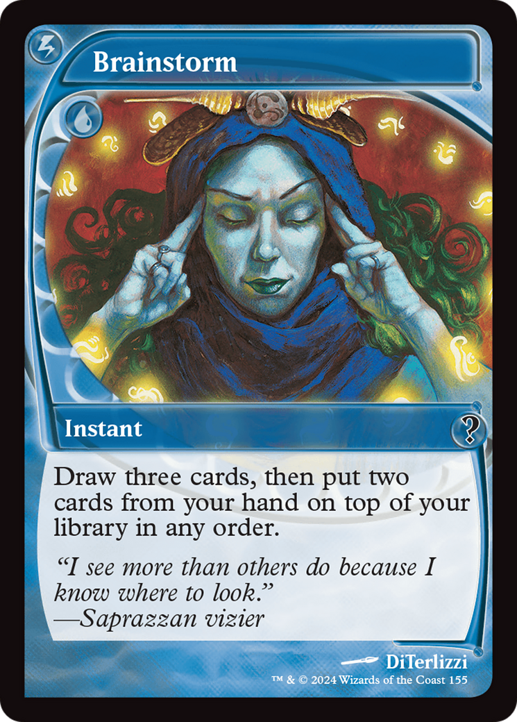 Brainstorm (Future Sight) [Mystery Booster 2] | Jomio and Rueliete's Cards and Comics