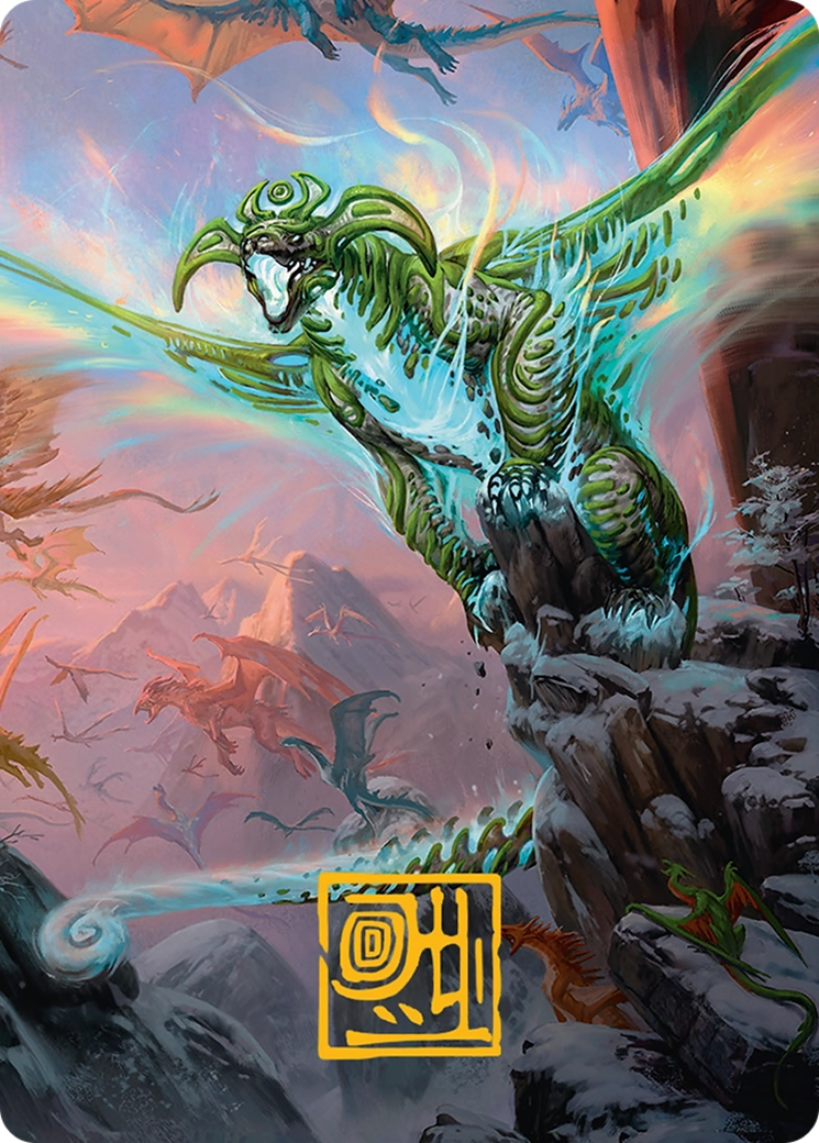Ureni of the Unwritten Art Card (51/54) [Tarkir: Dragonstorm Art Series] | Jomio and Rueliete's Cards and Comics