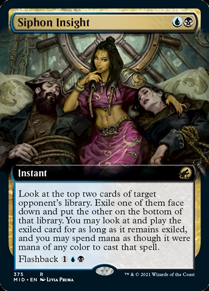 Siphon Insight (Extended Art) [Innistrad: Midnight Hunt] | Jomio and Rueliete's Cards and Comics