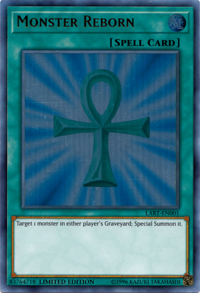 Monster Reborn [LART-EN001] Ultra Rare | Jomio and Rueliete's Cards and Comics