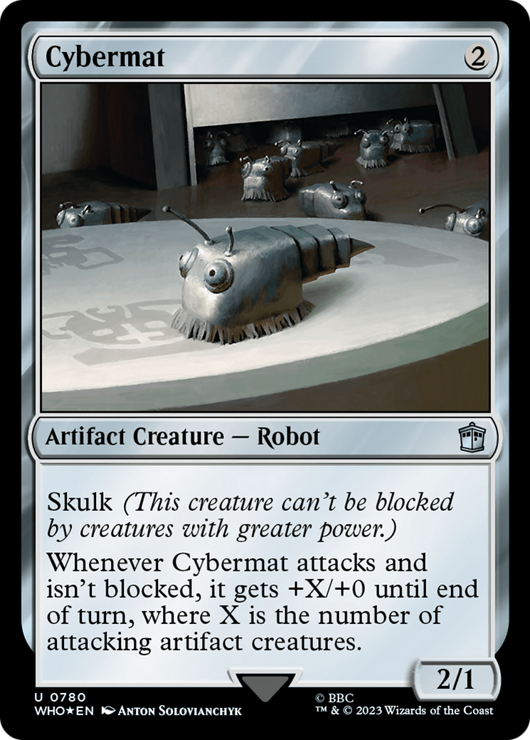 Cybermat (Surge Foil) [Doctor Who] | Jomio and Rueliete's Cards and Comics