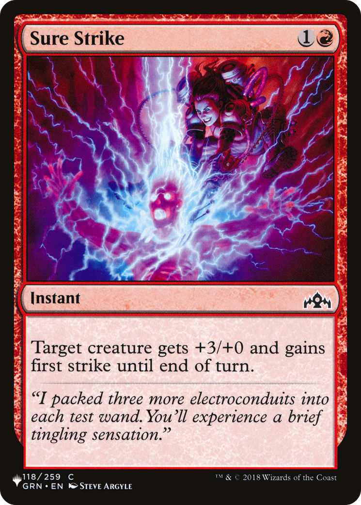 Sure Strike [The List] | Jomio and Rueliete's Cards and Comics