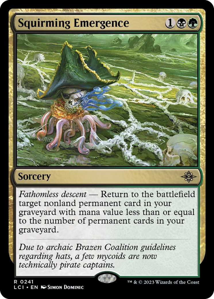 Squirming Emergence [The Lost Caverns of Ixalan] | Jomio and Rueliete's Cards and Comics