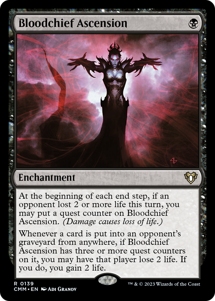 Bloodchief Ascension [Commander Masters] | Jomio and Rueliete's Cards and Comics