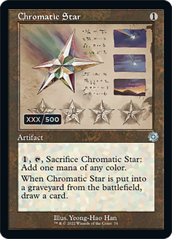 Chromatic Star (Retro Schematic) (Serialized) [The Brothers' War Retro Artifacts] | Jomio and Rueliete's Cards and Comics