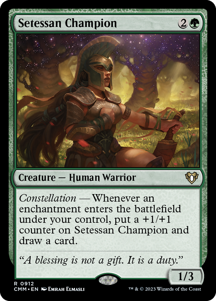 Setessan Champion [Commander Masters] | Jomio and Rueliete's Cards and Comics