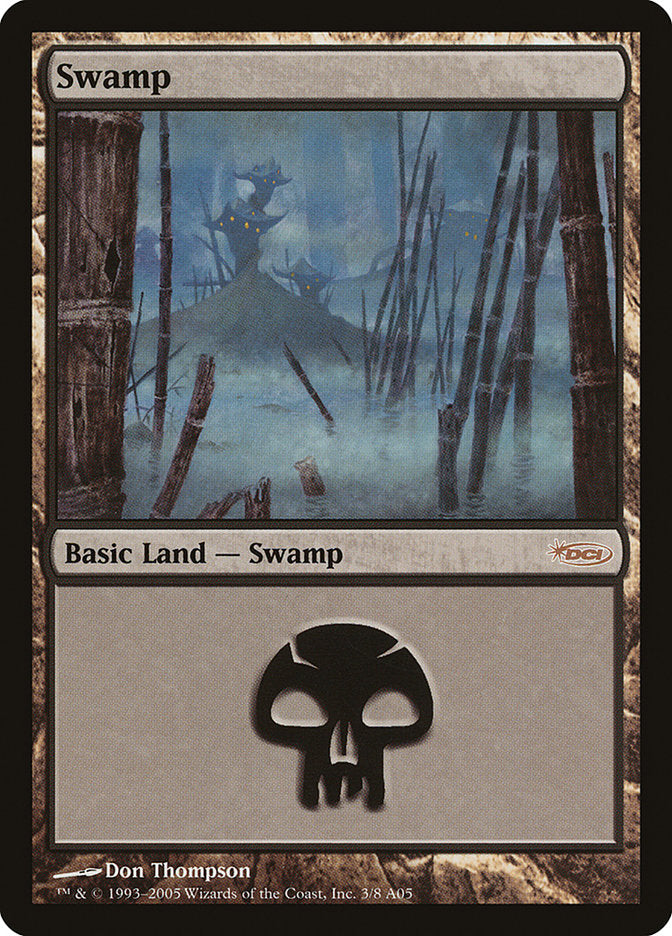 Swamp (3) [Arena League 2005] | Jomio and Rueliete's Cards and Comics