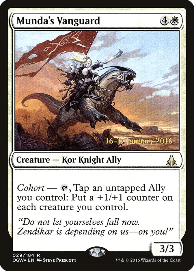 Munda's Vanguard [Oath of the Gatewatch Prerelease Promos] | Jomio and Rueliete's Cards and Comics