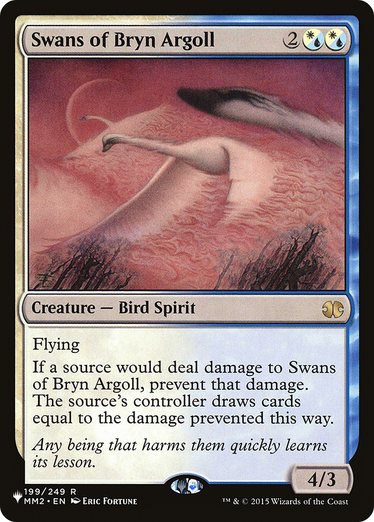 Swans of Bryn Argoll [The List] | Jomio and Rueliete's Cards and Comics