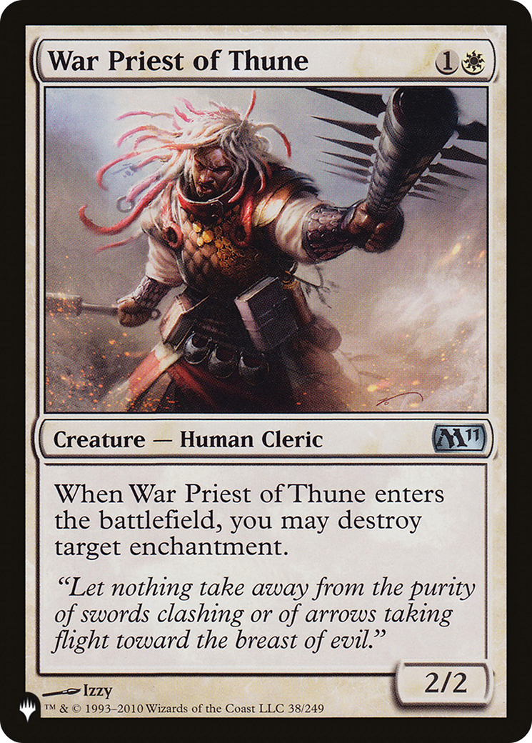 War Priest of Thune [The List] | Jomio and Rueliete's Cards and Comics