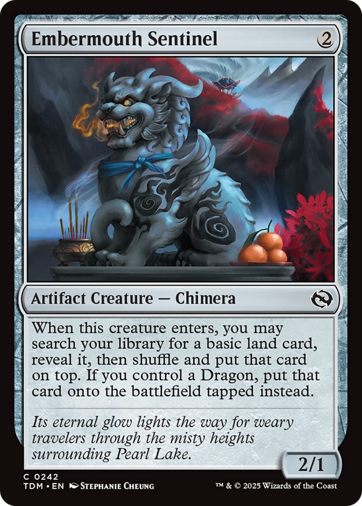 Embermouth Sentinel [Tarkir: Dragonstorm] | Jomio and Rueliete's Cards and Comics