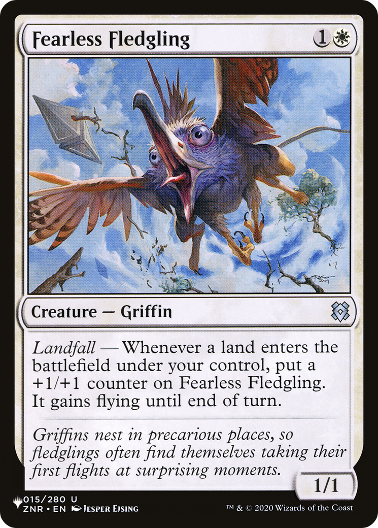 Fearless Fledgling [The List] | Jomio and Rueliete's Cards and Comics
