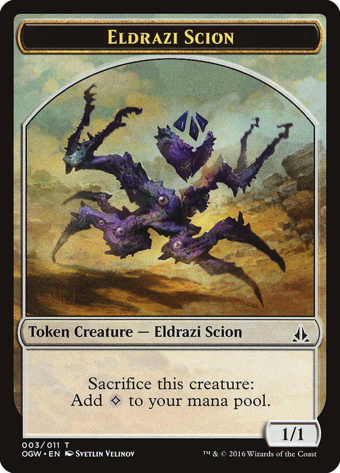 Eldrazi Scion Token (003/011) [Oath of the Gatewatch Tokens] | Jomio and Rueliete's Cards and Comics