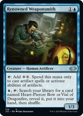 Renowned Weaponsmith [Jumpstart 2022] | Jomio and Rueliete's Cards and Comics