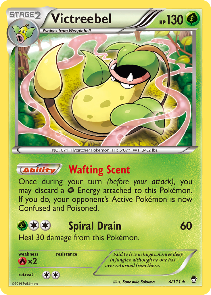 Victreebel (3/111) [XY: Furious Fists] | Jomio and Rueliete's Cards and Comics