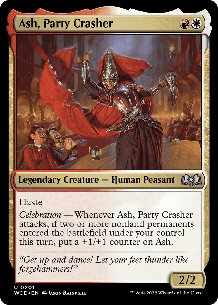 Ash, Party Crasher [Wilds of Eldraine] | Jomio and Rueliete's Cards and Comics