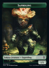 Treasure // Saproling Double-Sided Token [Commander Legends: Battle for Baldur's Gate Tokens] | Jomio and Rueliete's Cards and Comics