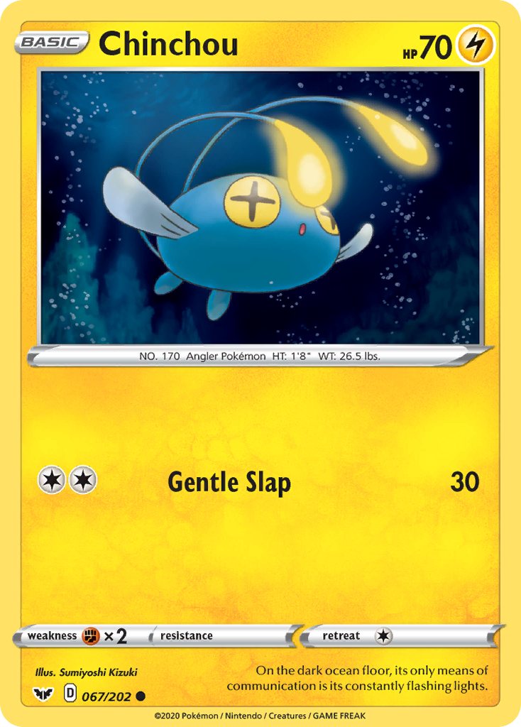 Chinchou (067/202) [Sword & Shield: Base Set] | Jomio and Rueliete's Cards and Comics