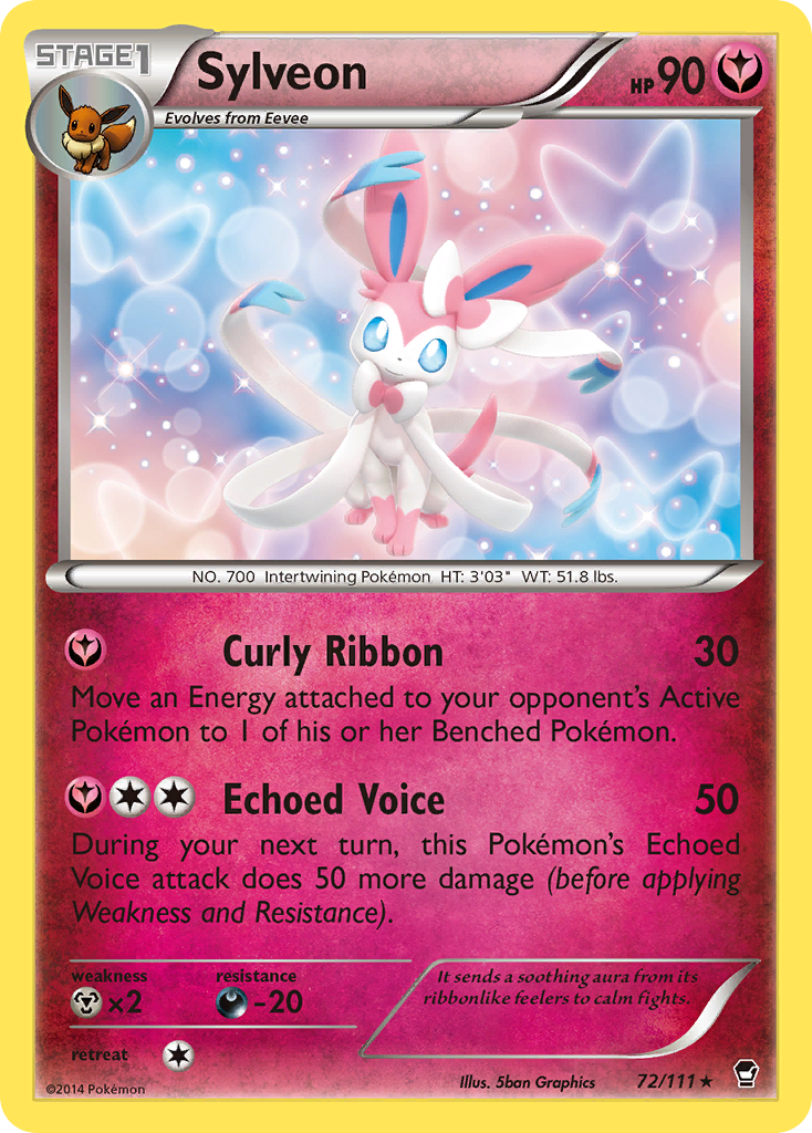 Sylveon (72/111) [XY: Furious Fists] | Jomio and Rueliete's Cards and Comics