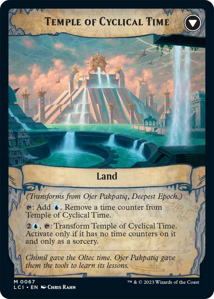 Ojer Pakpatiq, Deepest Epoch // Temple of Cyclical Time [The Lost Caverns of Ixalan] | Jomio and Rueliete's Cards and Comics