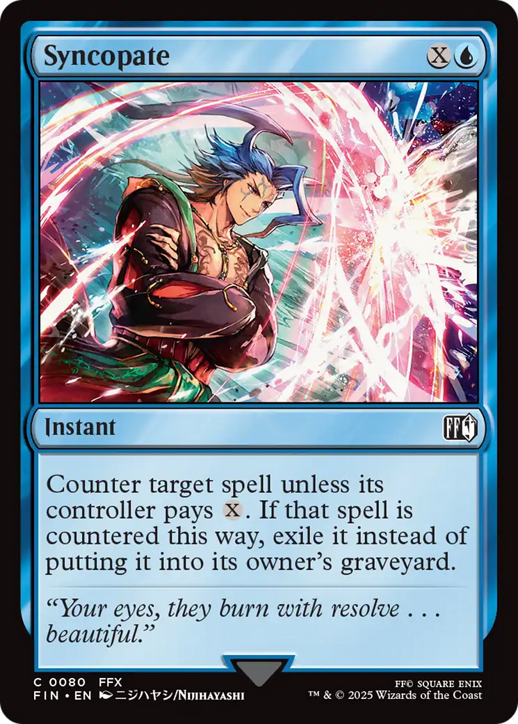 Syncopate [FINAL FANTASY] | Jomio and Rueliete's Cards and Comics