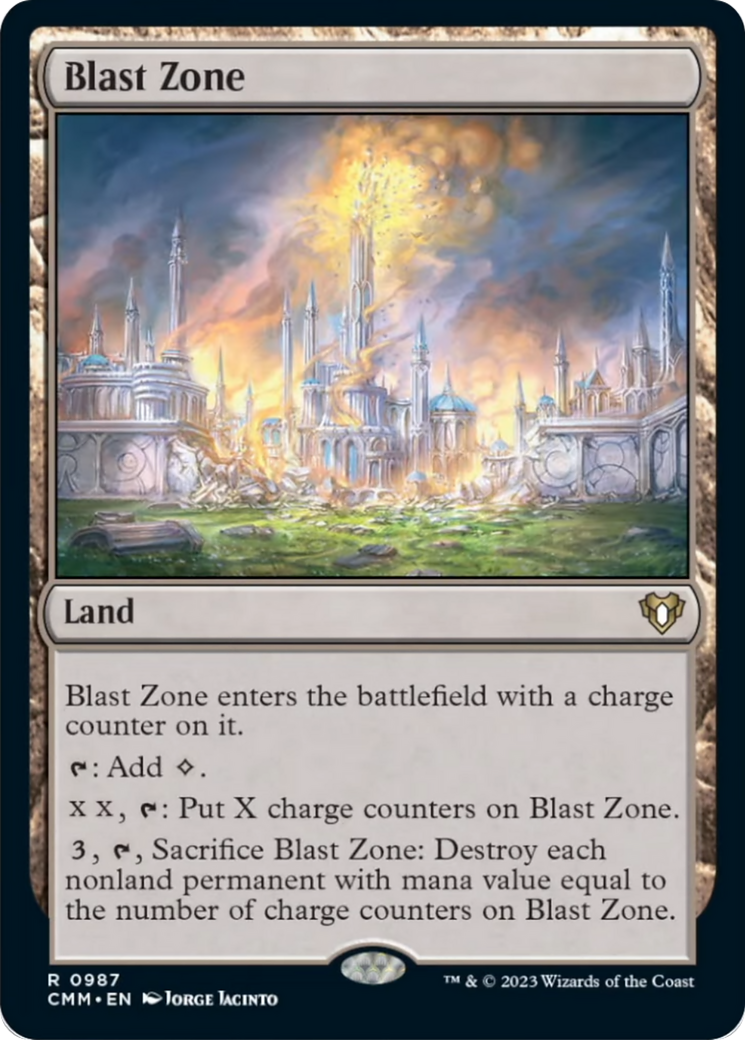 Blast Zone [Commander Masters] | Jomio and Rueliete's Cards and Comics
