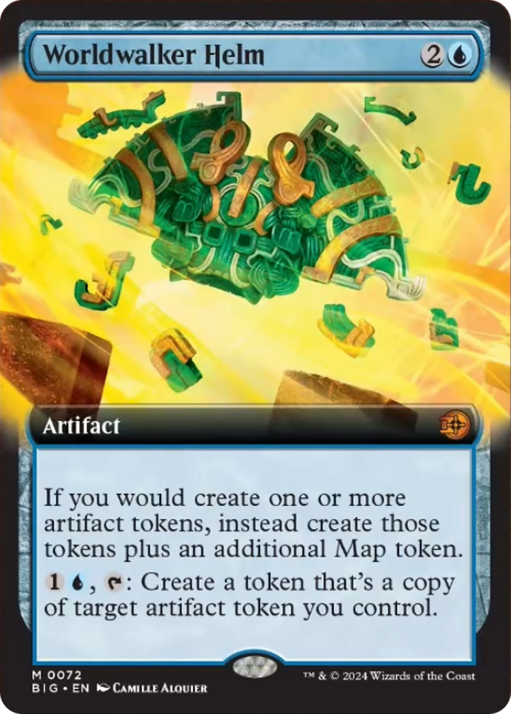 Worldwalker Helm (Extended Art) [Outlaws of Thunder Junction: The Big Score] | Jomio and Rueliete's Cards and Comics