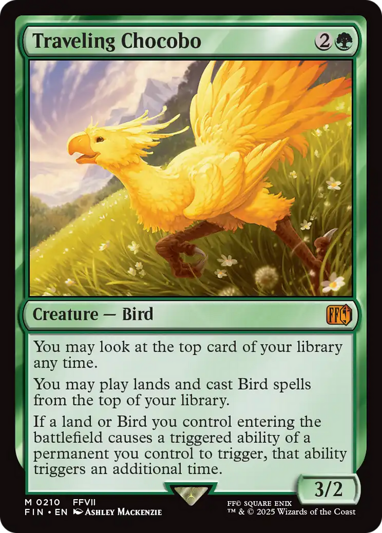 Traveling Chocobo [FINAL FANTASY] | Jomio and Rueliete's Cards and Comics