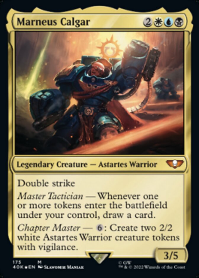 Marneus Calgar [Warhammer 40,000] | Jomio and Rueliete's Cards and Comics