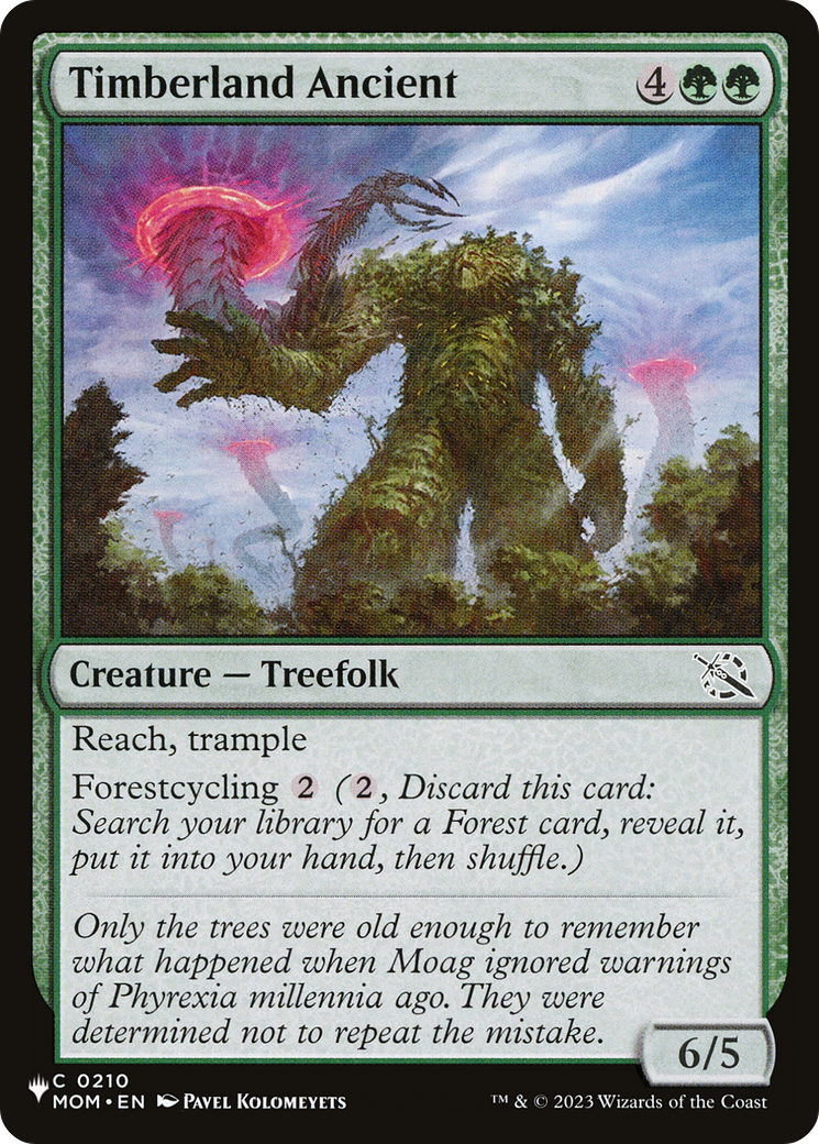 Timberland Ancient [The List] | Jomio and Rueliete's Cards and Comics