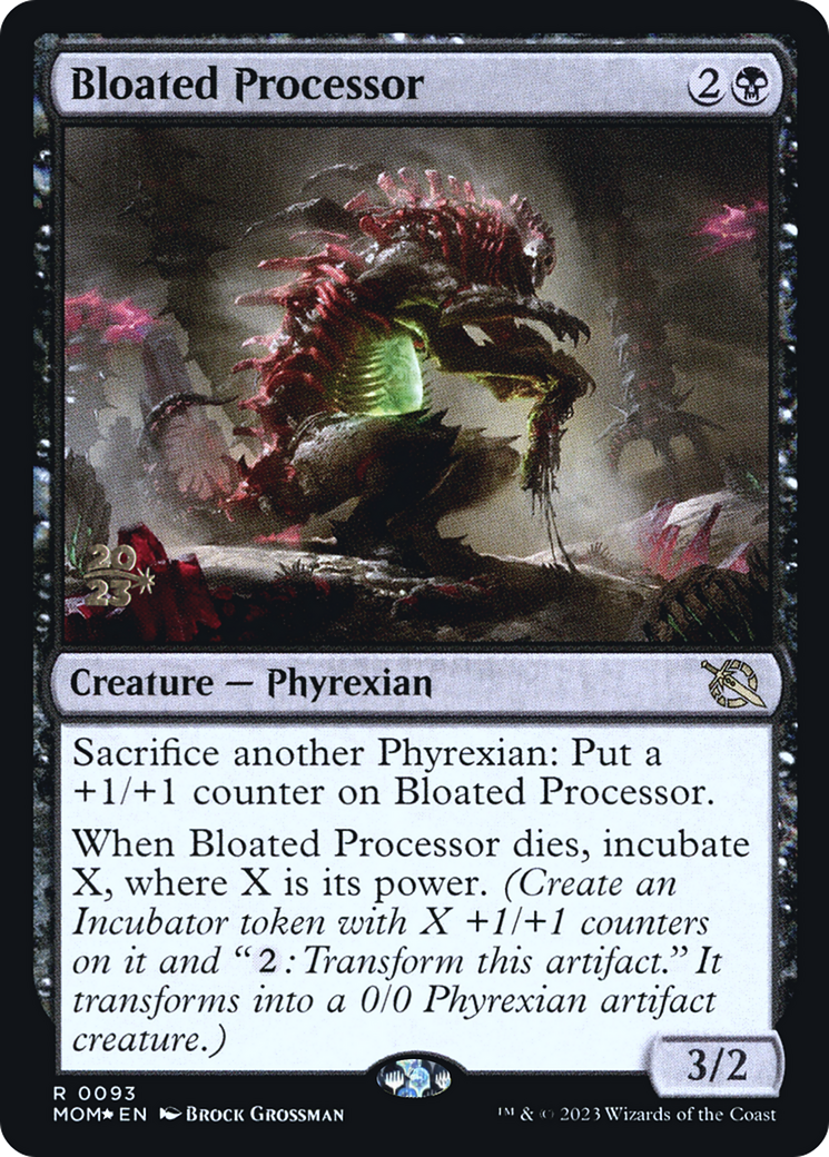 Bloated Processor [March of the Machine Prerelease Promos] | Jomio and Rueliete's Cards and Comics
