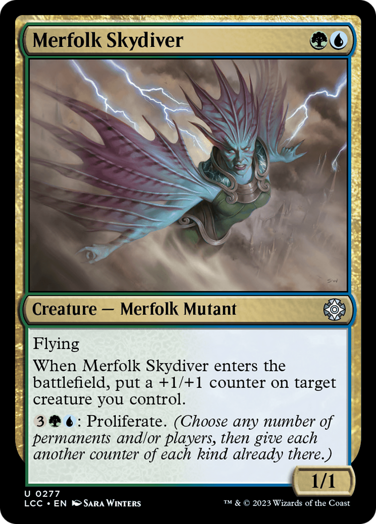 Merfolk Skydiver [The Lost Caverns of Ixalan Commander] | Jomio and Rueliete's Cards and Comics
